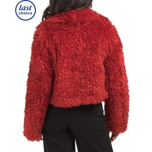 NWT Sz S Band of the Free Faux Fur Jacket - Picture 3 of 5